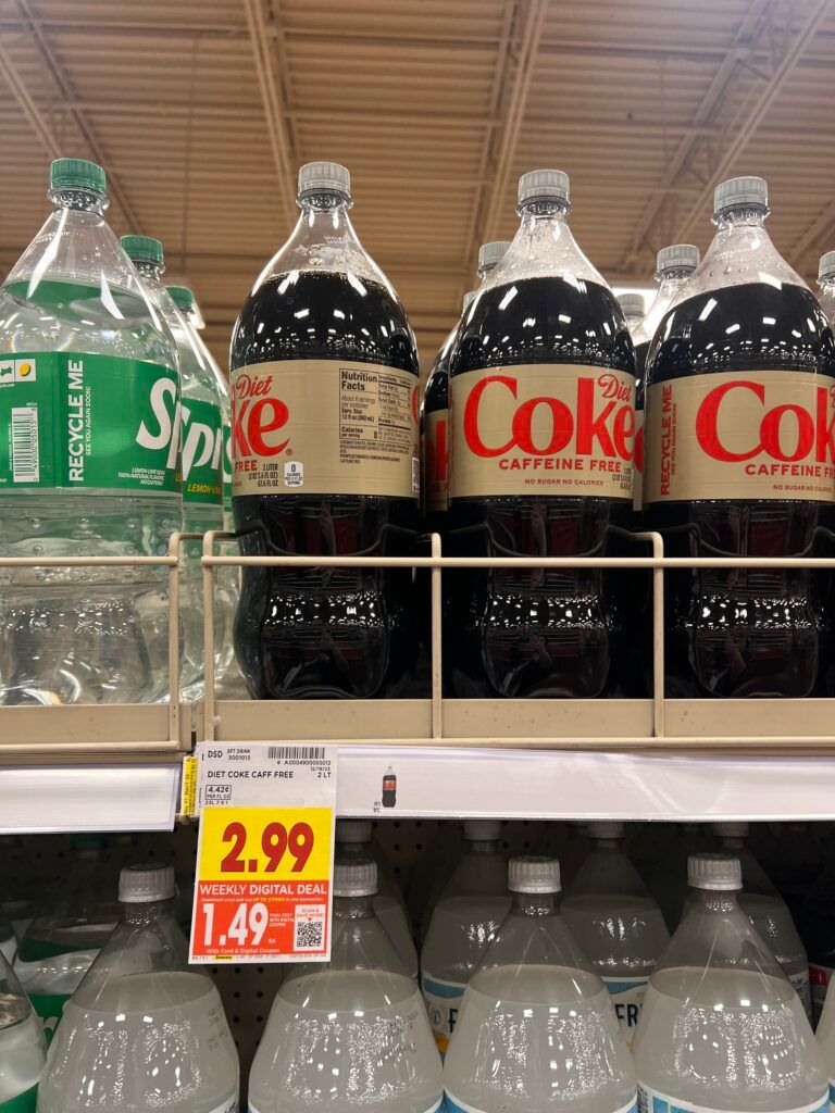 soda 2 liter kroger shelf image