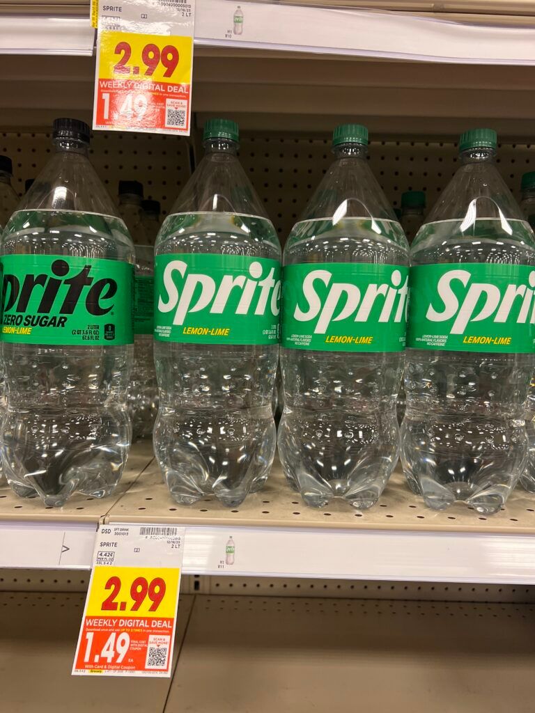soda 2 liter kroger shelf image