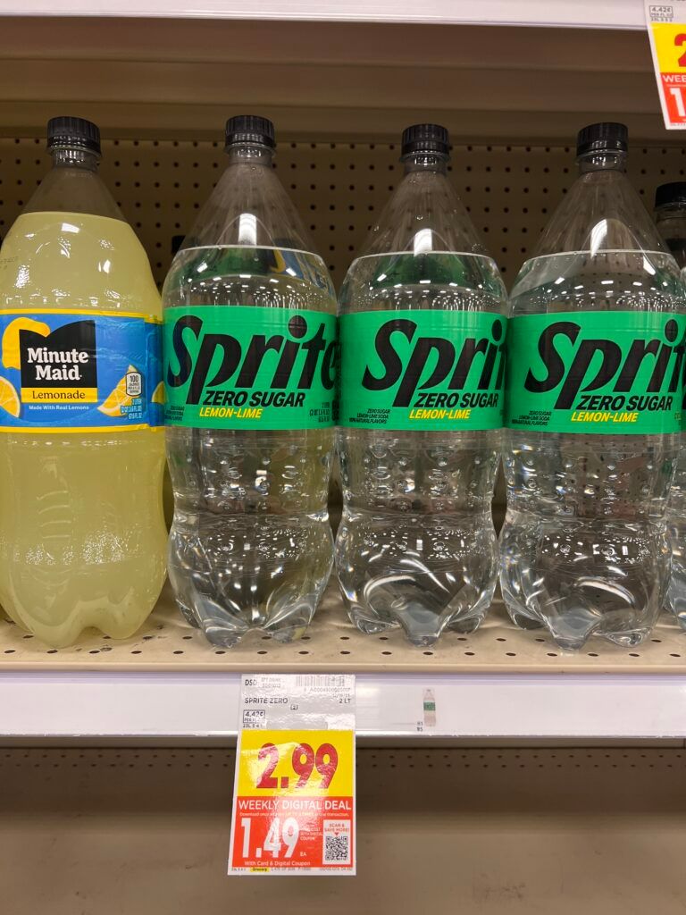 soda 2 liter kroger shelf image