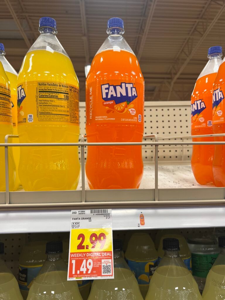 soda 2 liter kroger shelf image