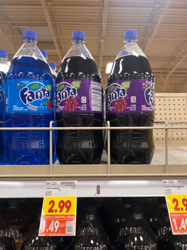 soda 2 liter kroger shelf image