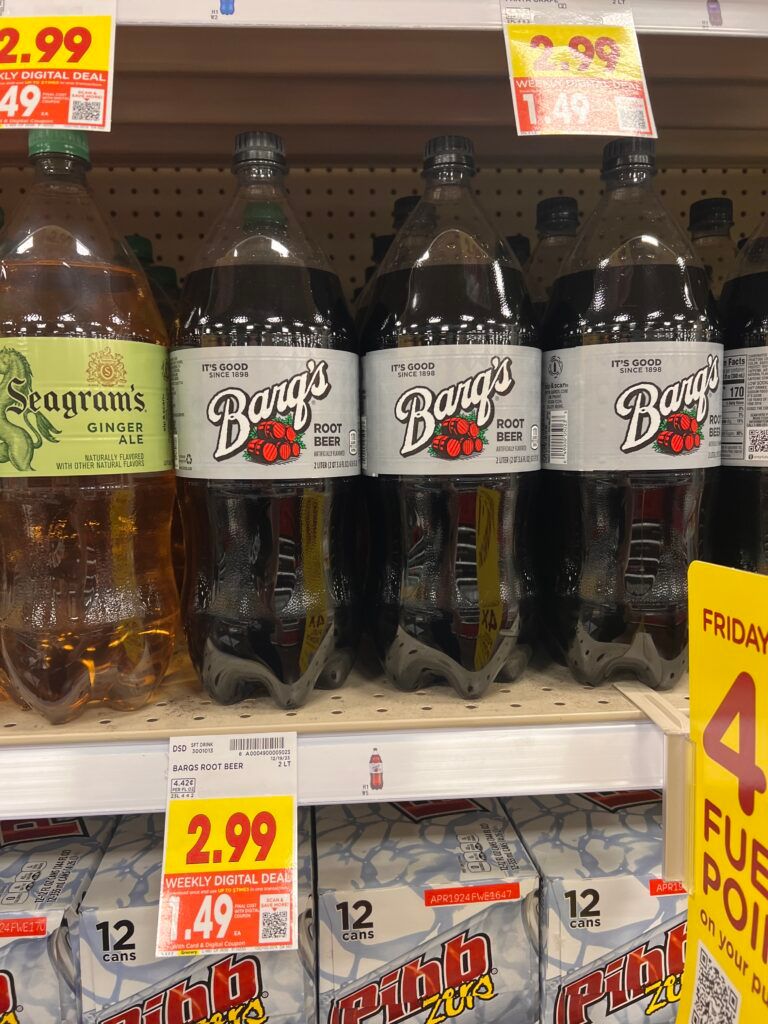 soda 2 liter kroger shelf image