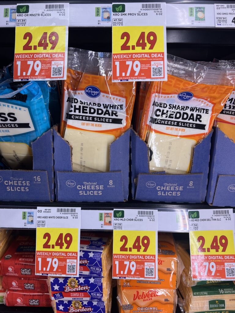 kroger cheese shelf image 5