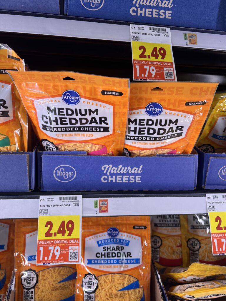 kroger cheese shelf image 16