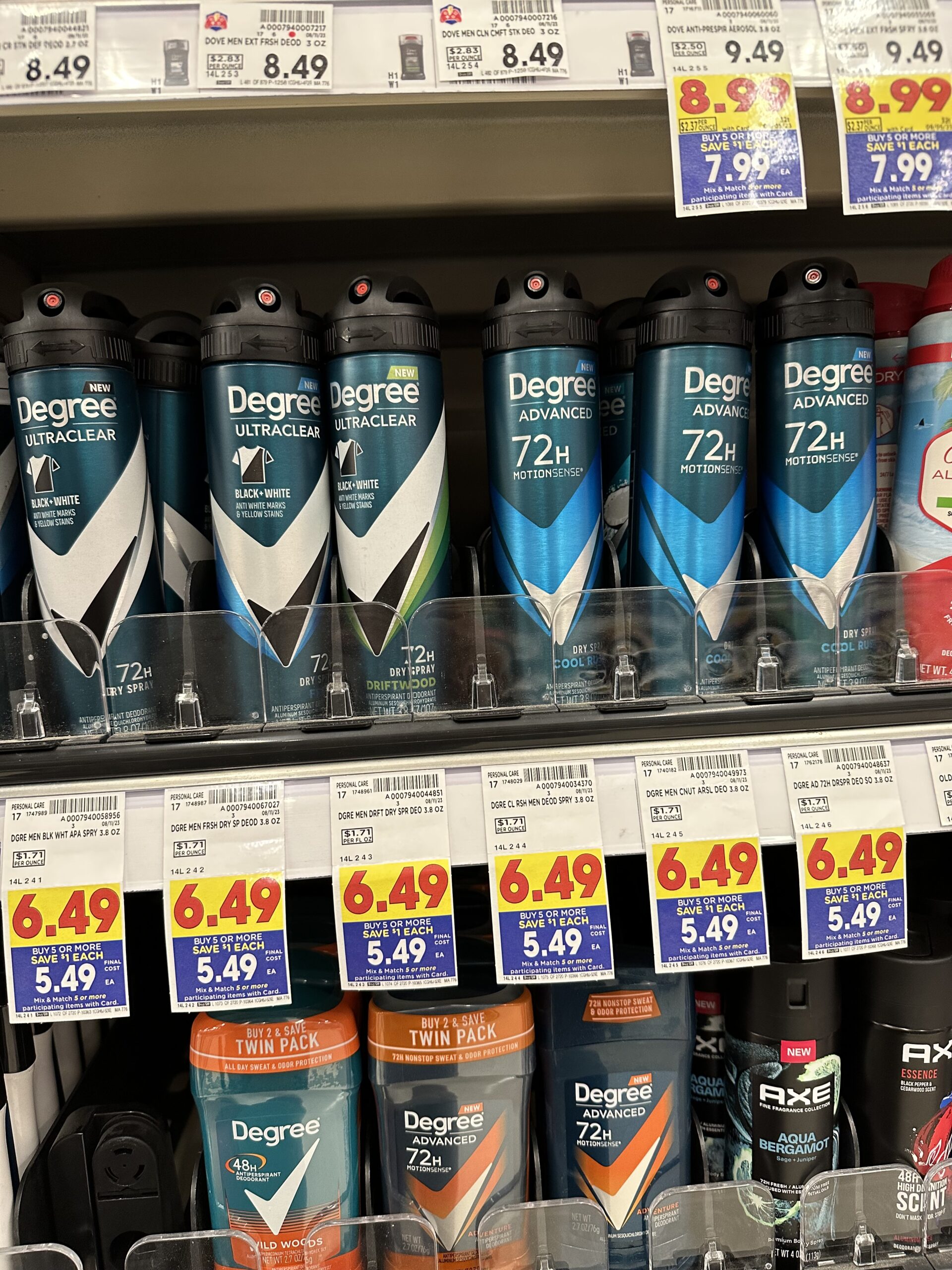 degree dry sprays kroger shelf image 2