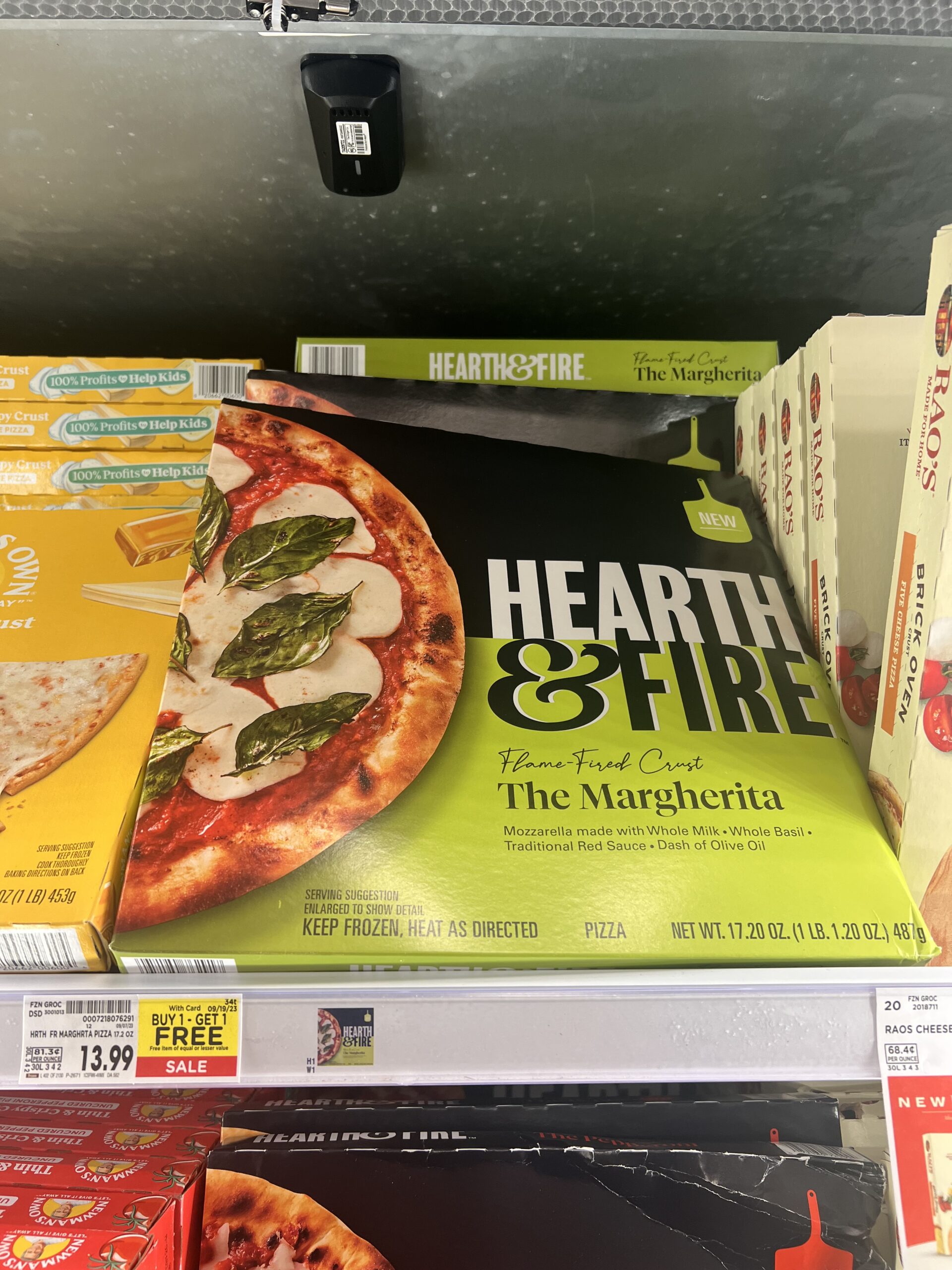 hearth & fire pizza kroger shelf image 1
