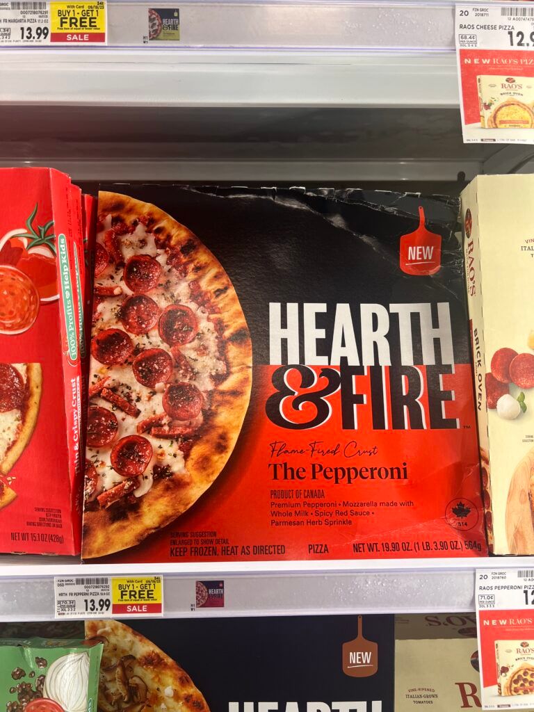 hearth & fire pizza kroger shelf image 2