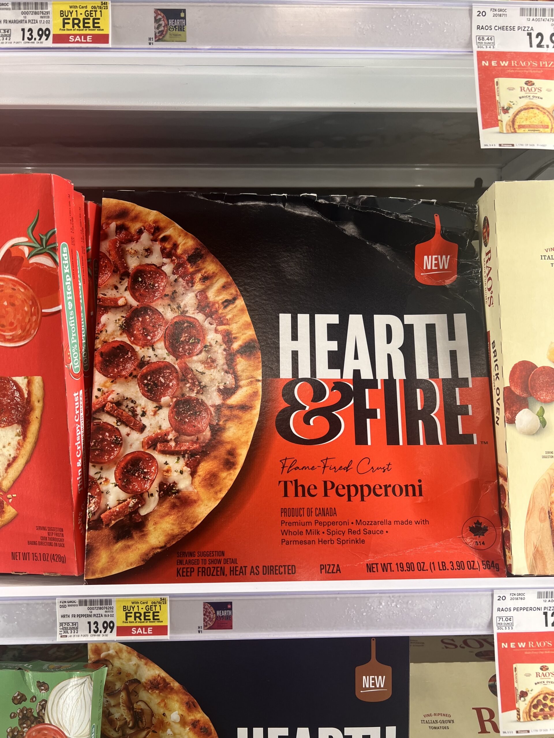 hearth & fire pizza kroger shelf image 2
