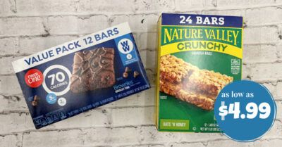 nature valley crunchy and fiber one bars kroger krazy