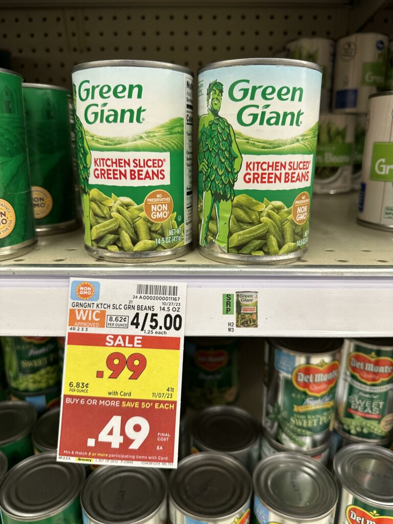 green giant veggies kroger shelf image 3