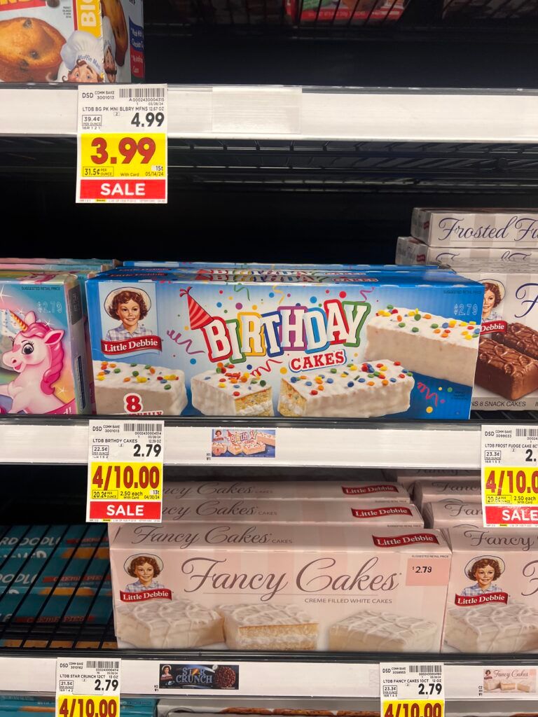 Little Debbie Snacks Kroger Shelf Image