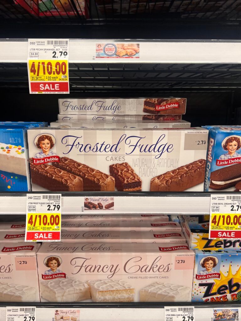 Little Debbie Snacks Kroger Shelf Image