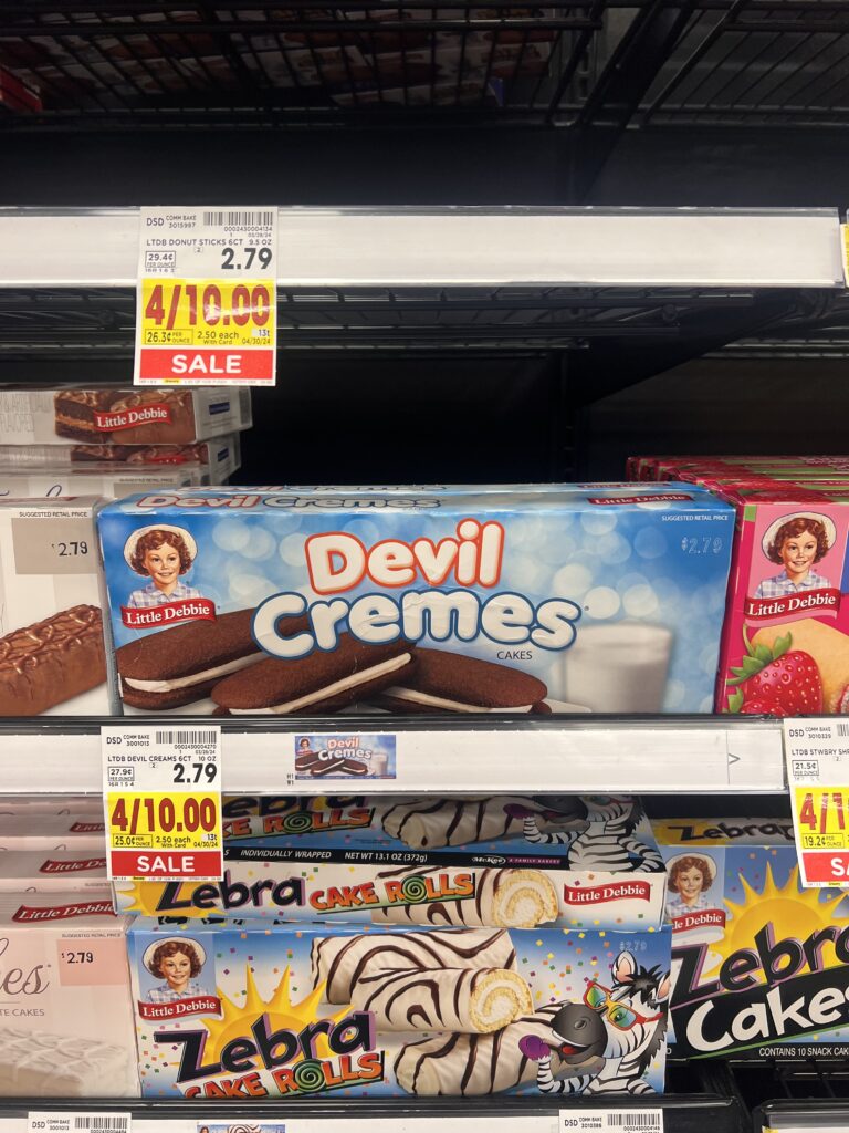 Little Debbie Snacks Kroger Shelf Image