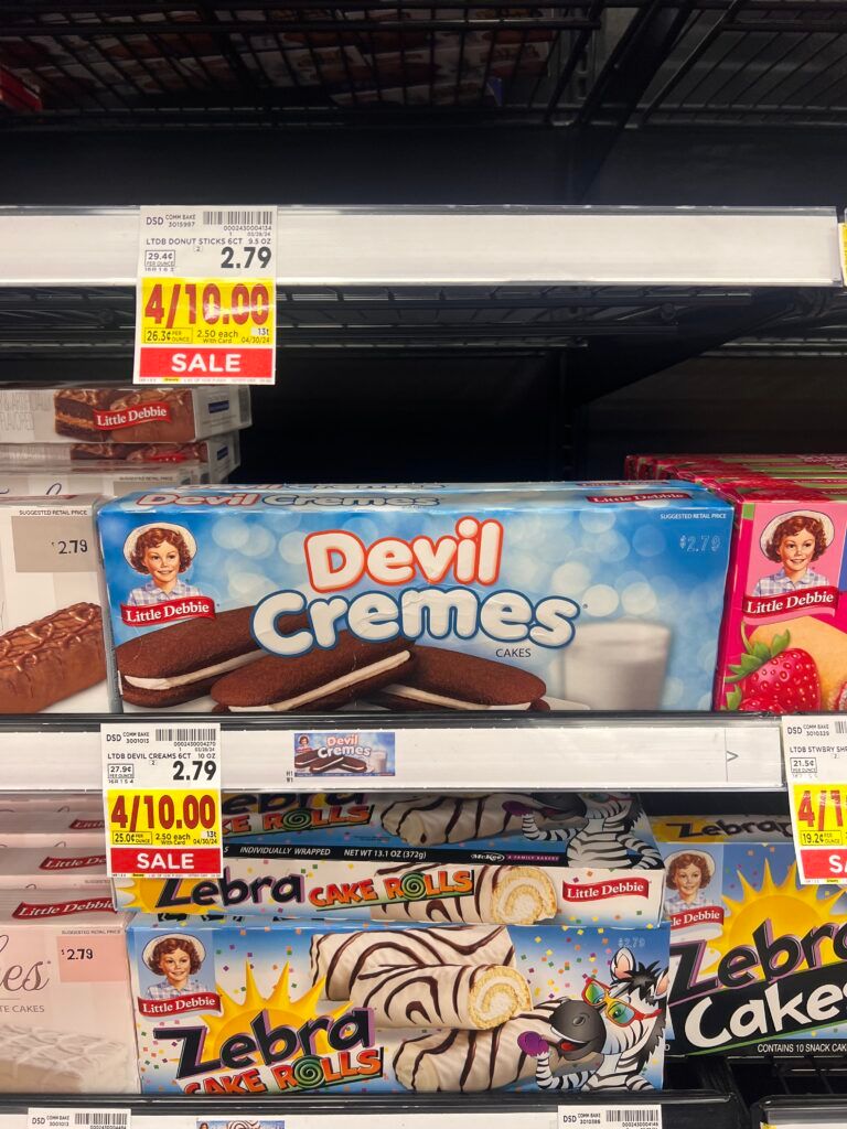 Little Debbie Snacks Kroger Shelf Image