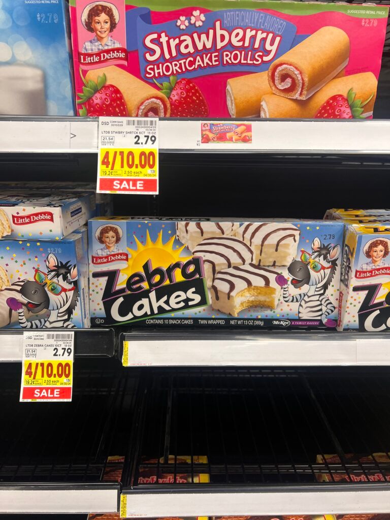 Little Debbie Snacks Kroger Shelf Image
