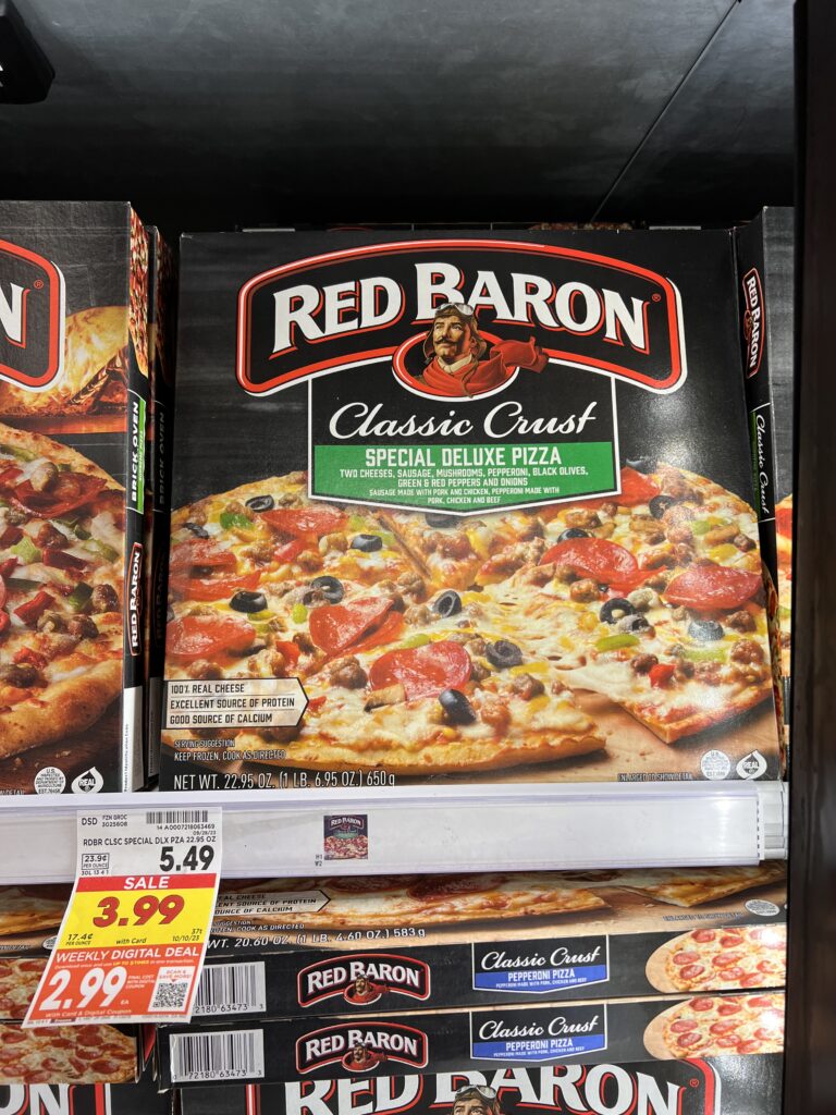 red baron pizza kroger shelf image 5