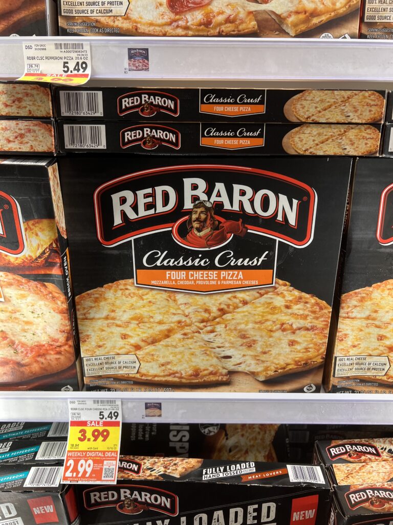 red baron pizza kroger shelf image 7