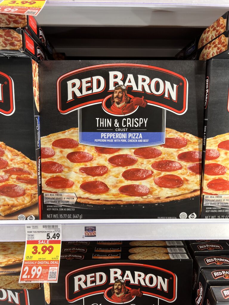 red baron pizza kroger shelf image 9