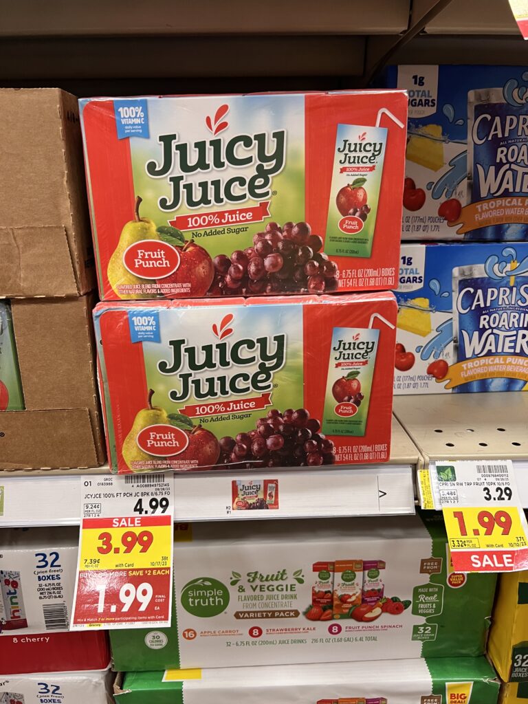 juicy juice kroger shelf image 2