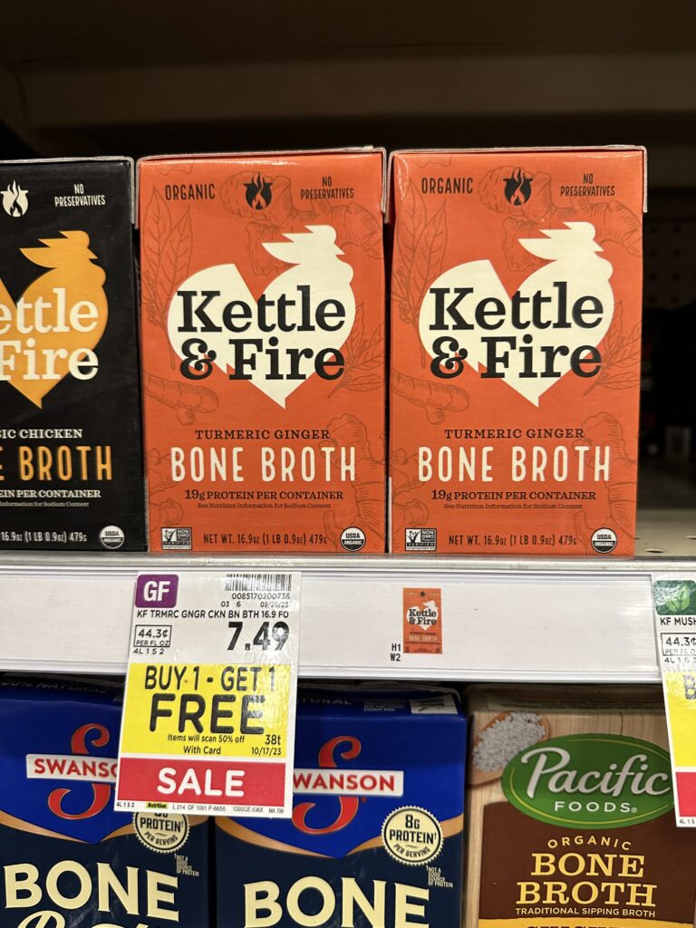kettle & fire broth kroger shelf image 3