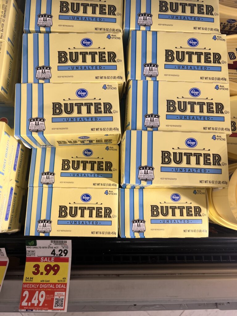 kroger butter shelf image 2