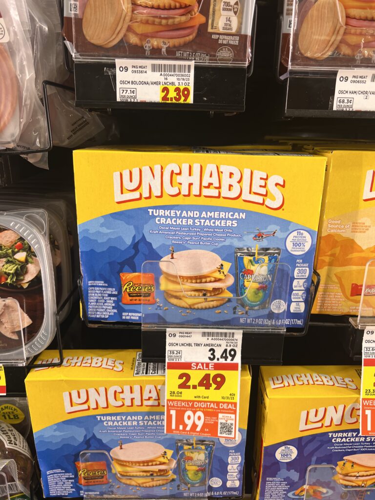 lunchables kroger shelf image 1