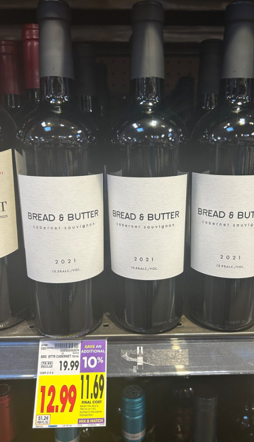 Bread & Butter Wine Kroger Shelf Image