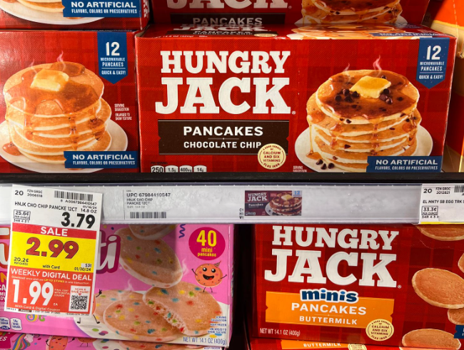 Hungry Jack Pancakes Kroger Shelf Image
