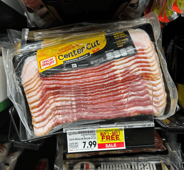 Oscar Mayer Bacon Kroger Shelf Image 1
