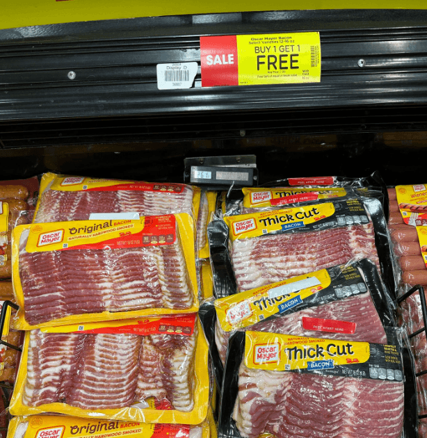 Oscar Mayer Bacon Kroger Shelf Image 1