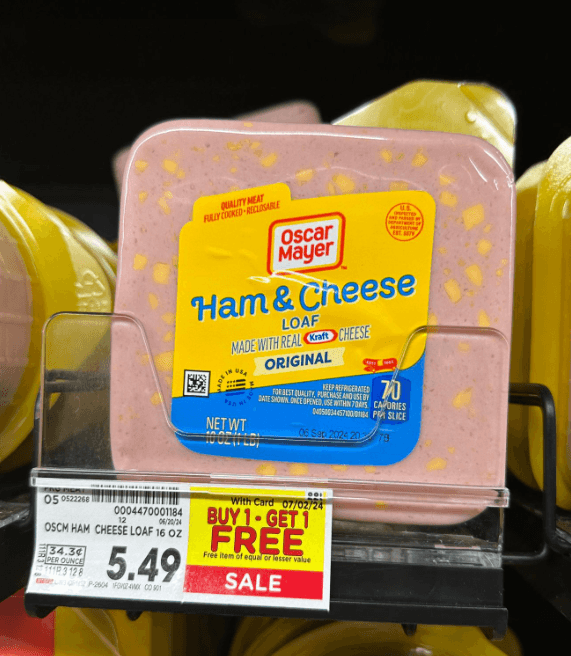 Oscar Mayer Lunch Meat Kroger Shelf Image