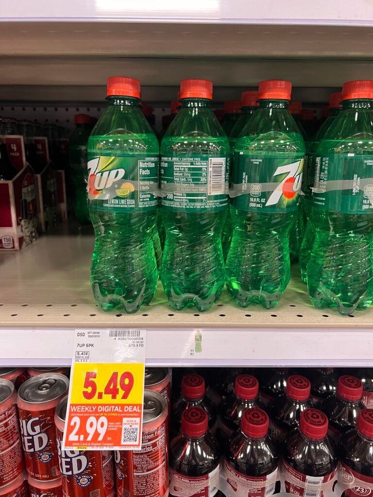 6 pack soda kroger shelf image 