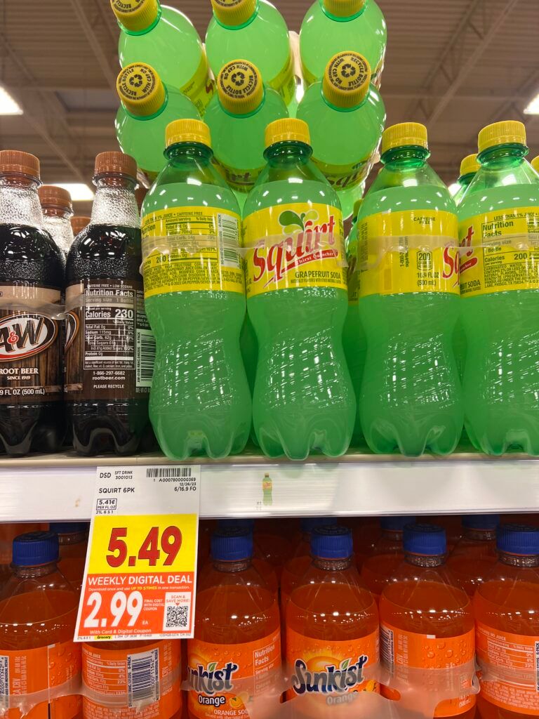 6 pack soda kroger shelf image 