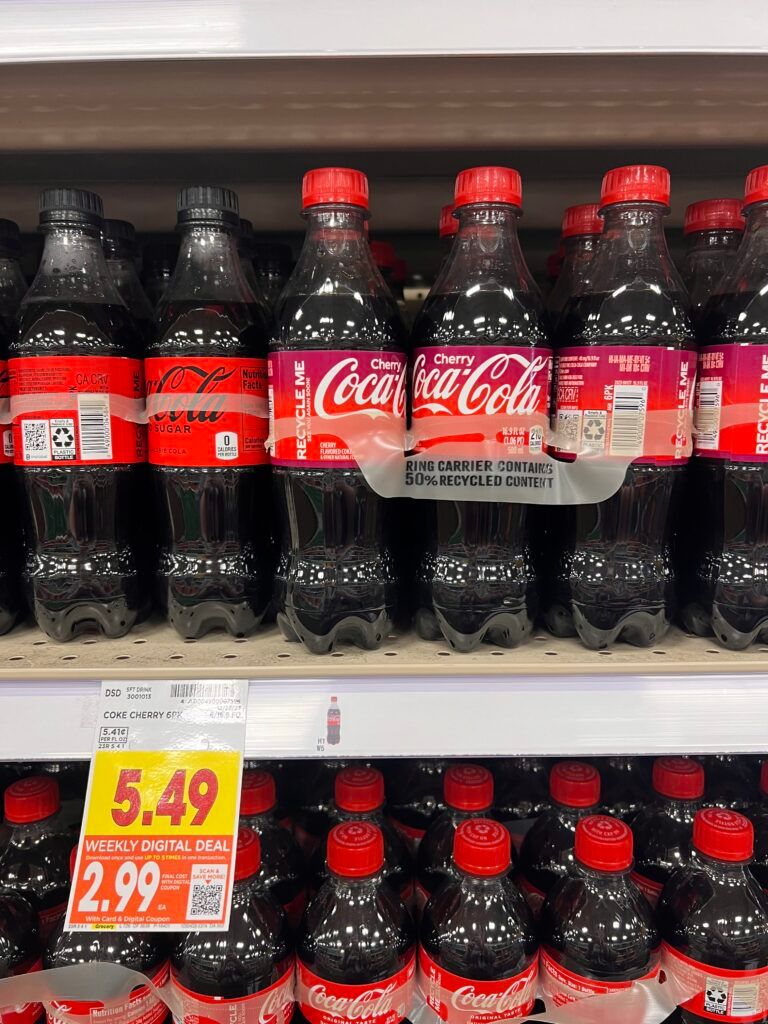 6 pack soda kroger shelf image 