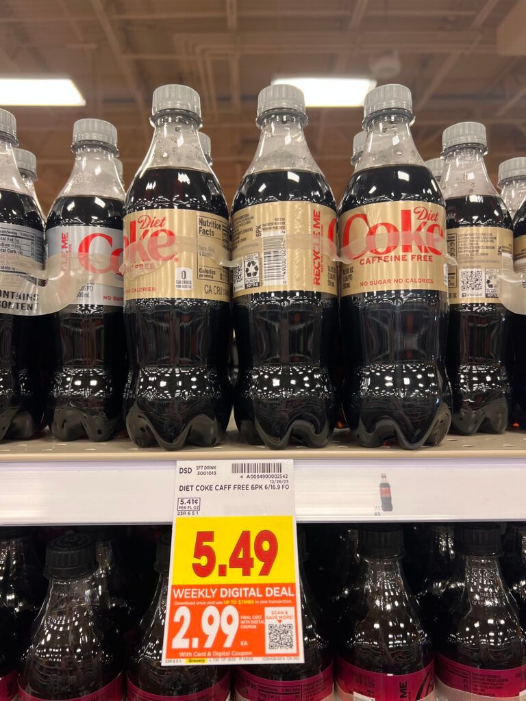 6 pack soda kroger shelf image 