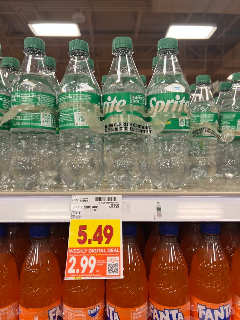 6 pack soda kroger shelf image 