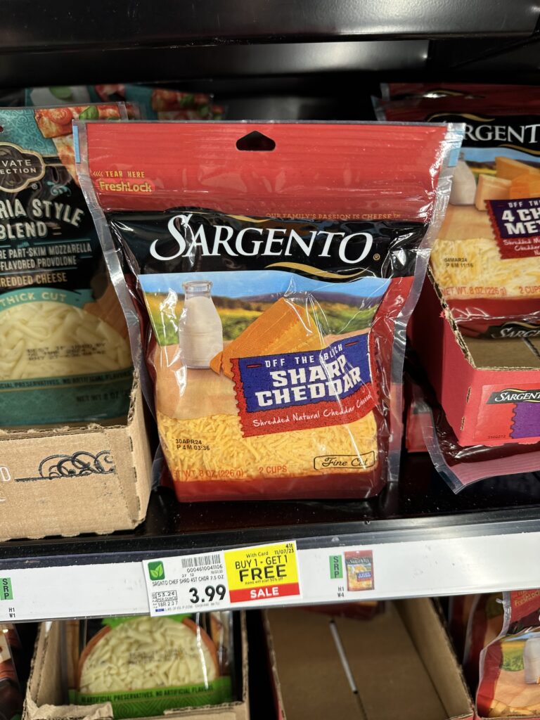 sargento cheese kroger shelf image 2