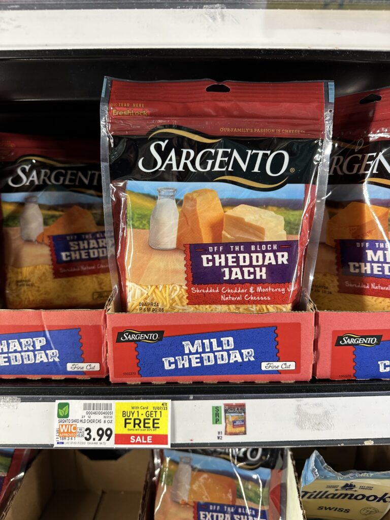 sargento cheese kroger shelf image 3