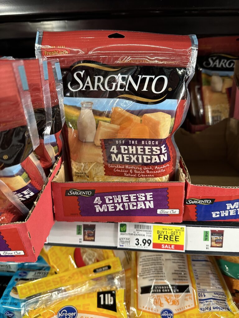 sargento cheese kroger shelf image 5