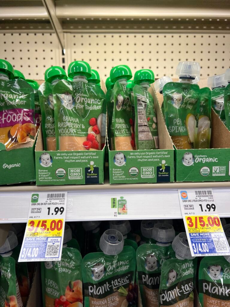gerber pouch kroger shelf image