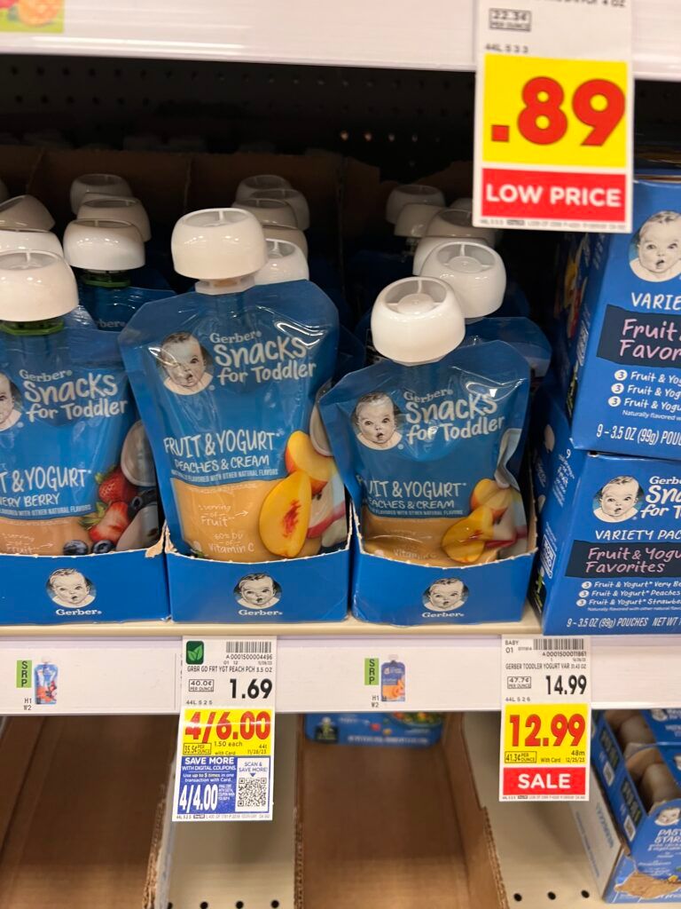 gerber natural kroger shelf image