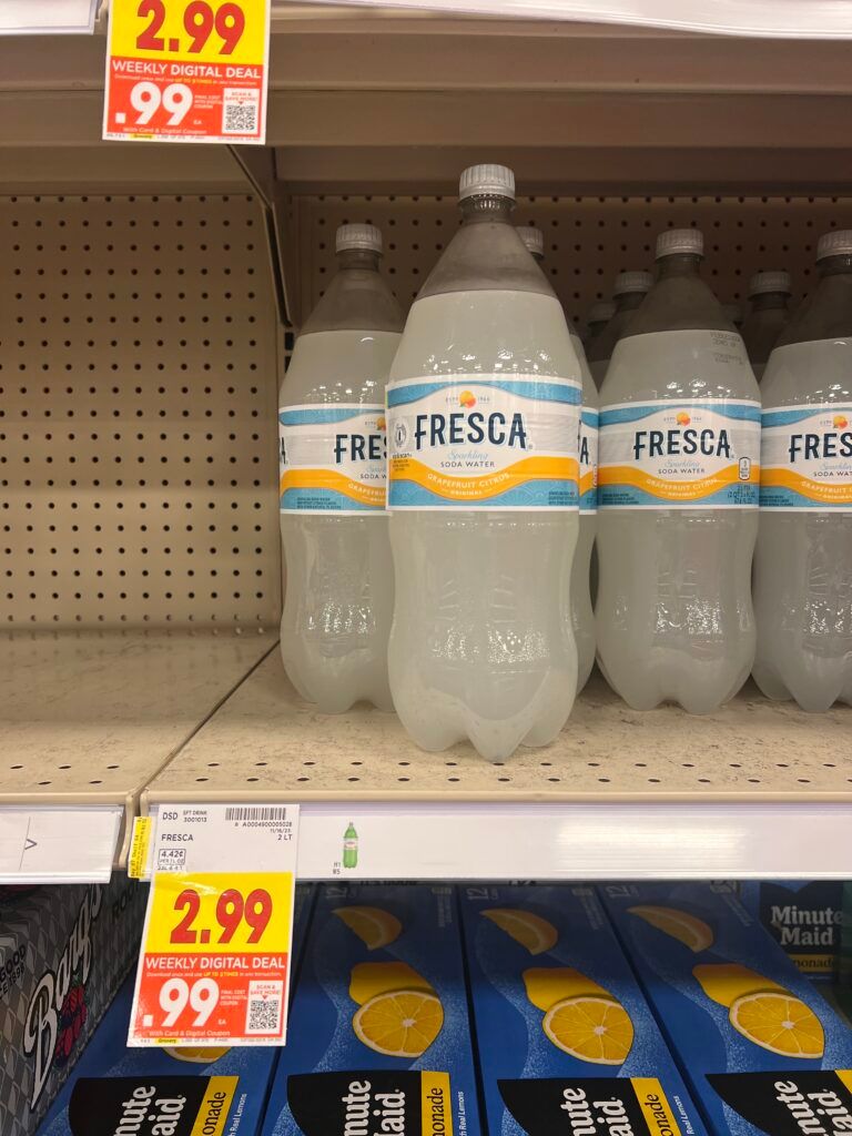 soda kroger shelf image