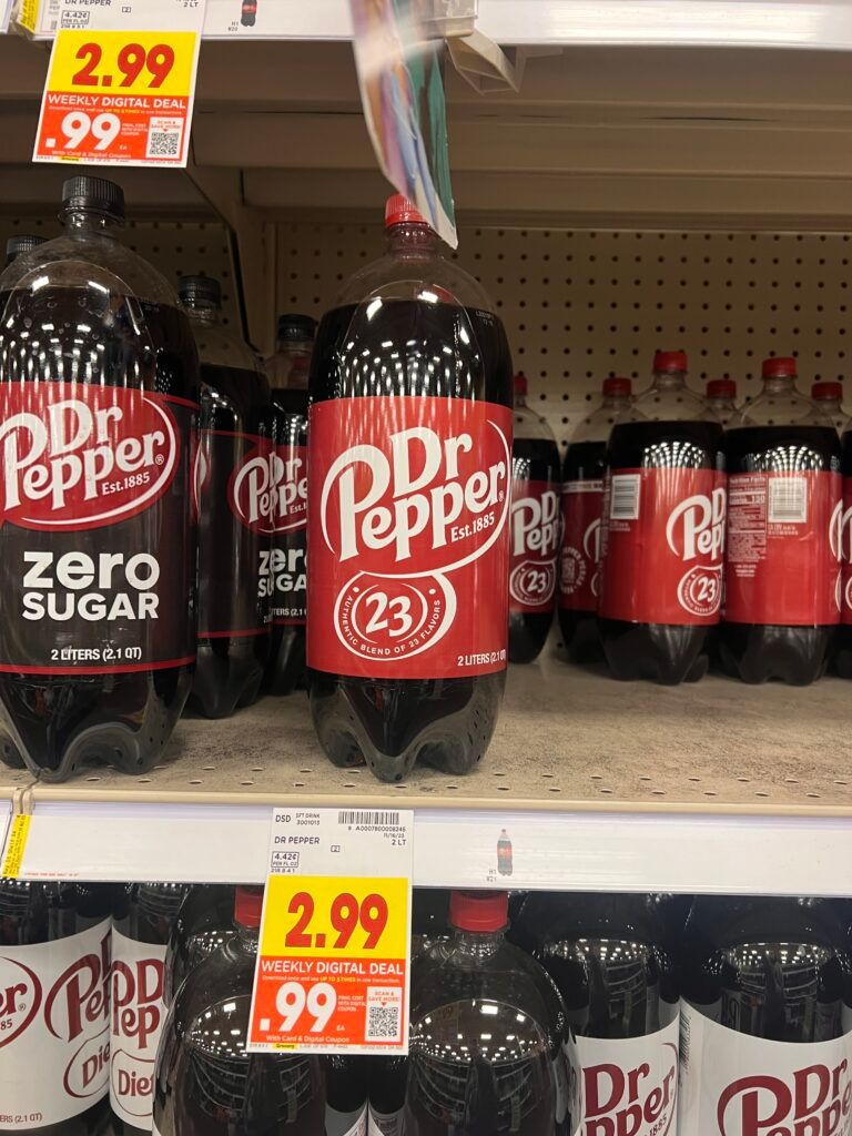 soda kroger shelf image