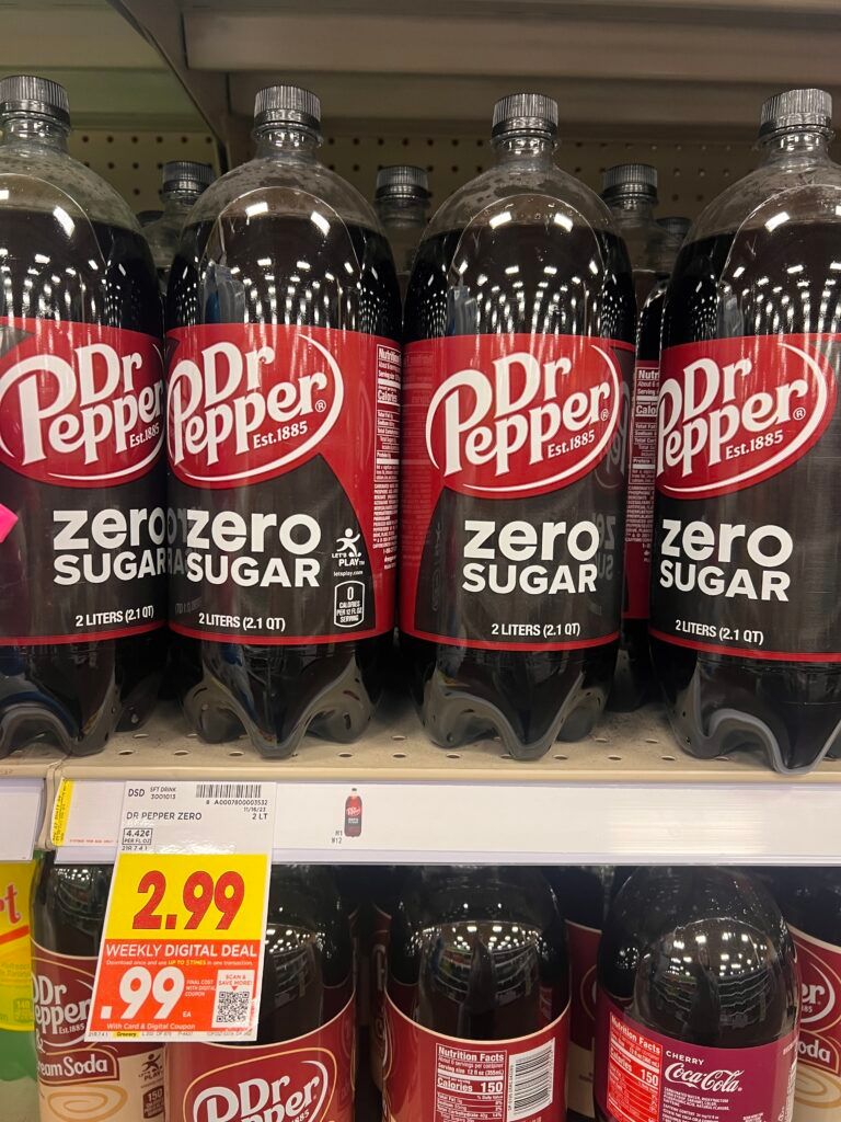 soda kroger shelf image