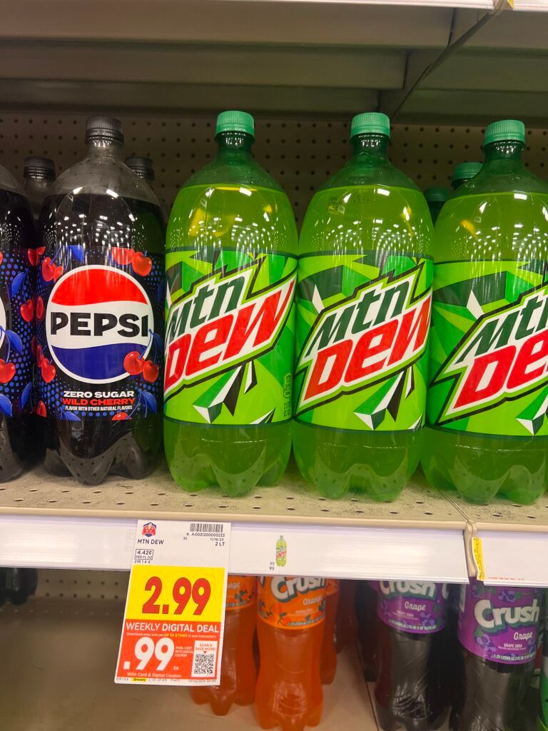 soda kroger shelf image