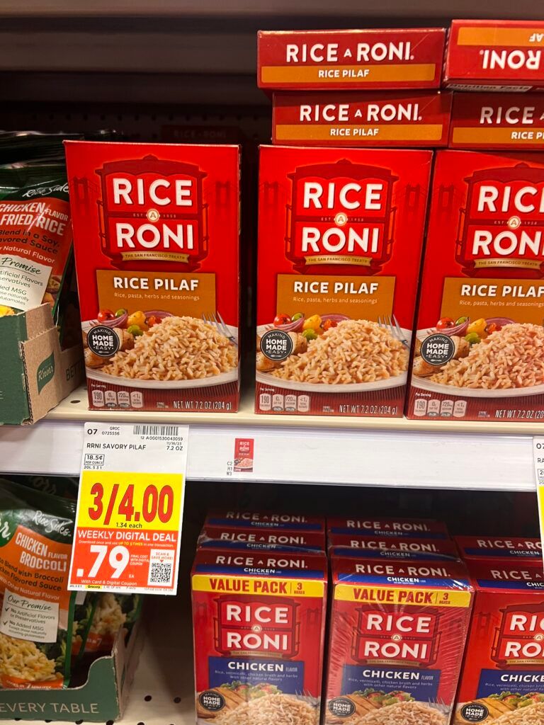 rice a roni kroger shelf image