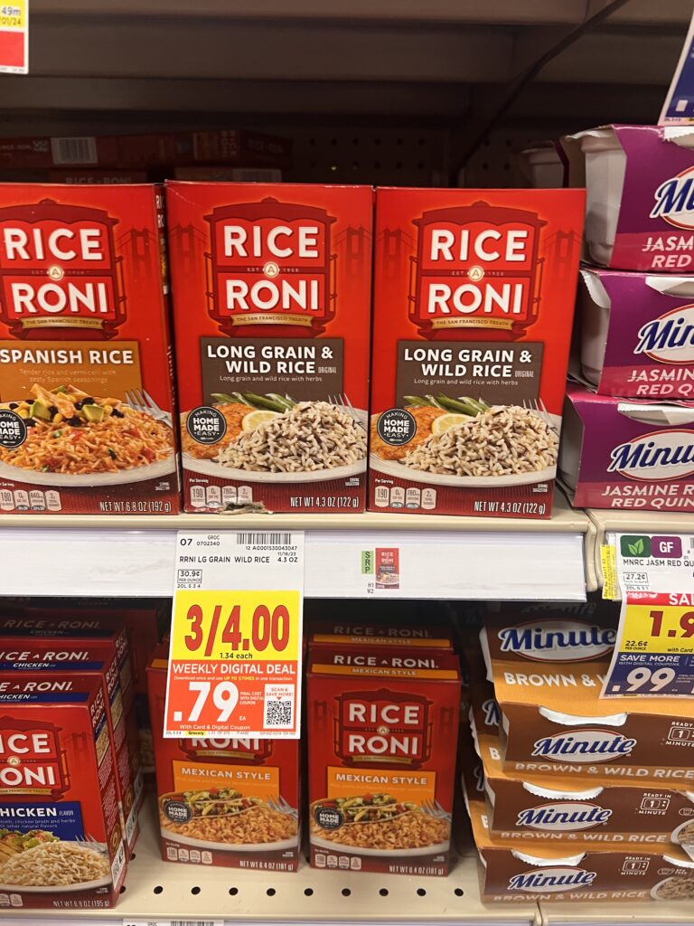 rice a roni kroger shelf image