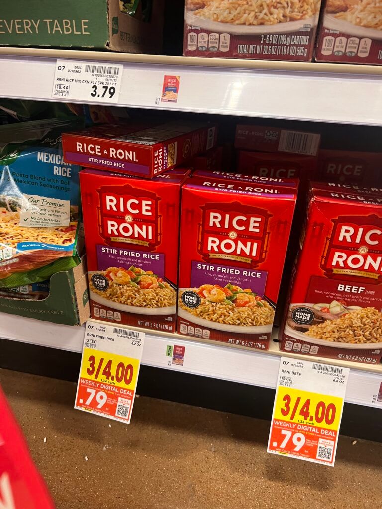 rice a roni kroger shelf image