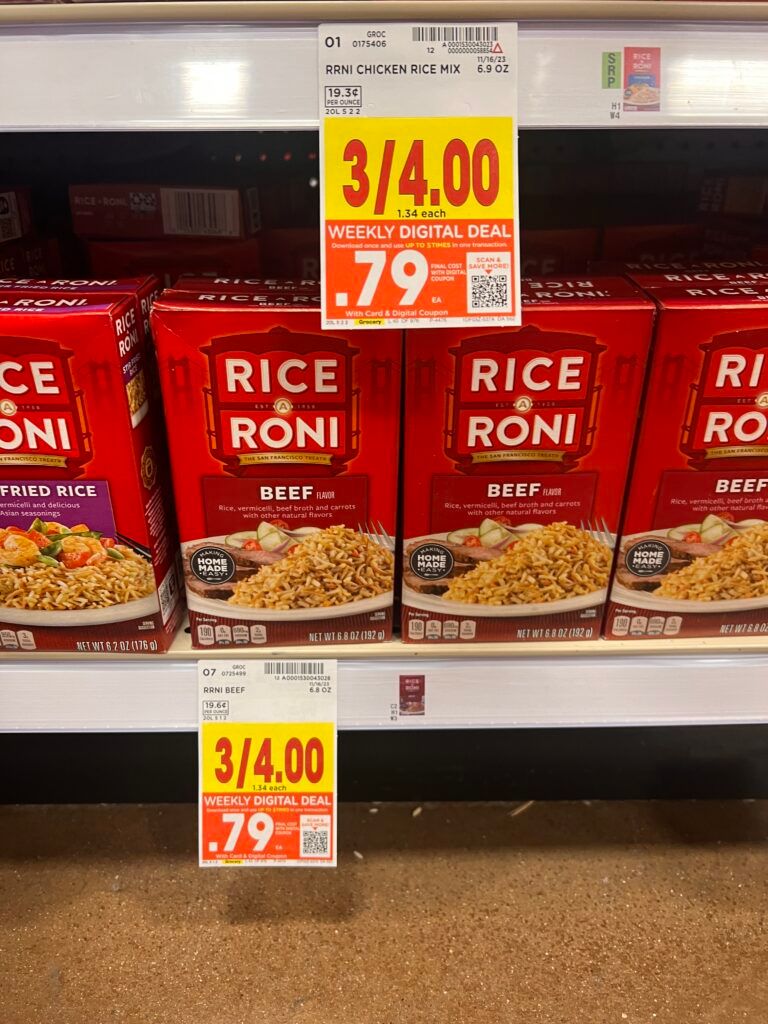rice a roni kroger shelf image