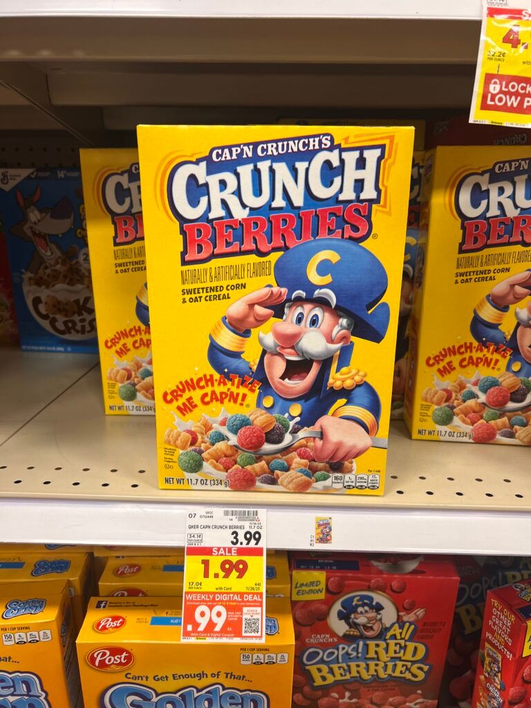 capn crunch kroger shelf image